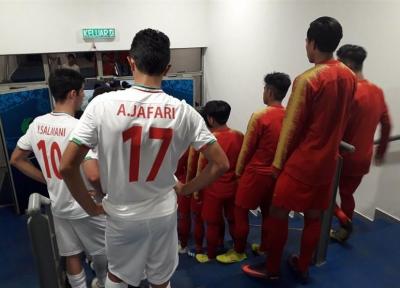 فوتبال زیر 16 سال قهرمانی آسیا، شکست ایران مقابل اندونزی در نیمه اول
