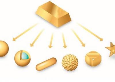 نانو ذرات طلا با خلوص بالا و اندازه ذرات نسبتا یکنواخت فراوری شد