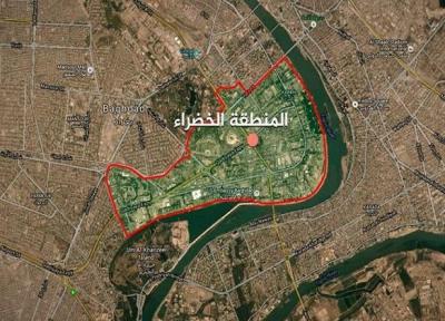 اصابت موشک به منطقه سبز در مرکز بغداد