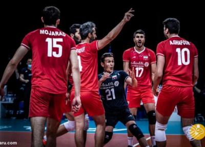 (عکس) رتبه والیبال ایران در جدول قبل از بازی با لهستان